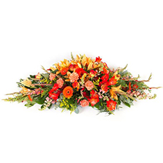 Autumnal Casket Spray 