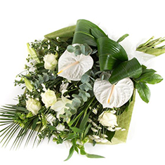 Contemporary White Sheaf 