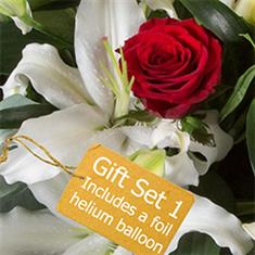 Gift Set 1 - Romantic Florist Choice Bouquet 