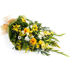 Gold &amp; White Sheaf 