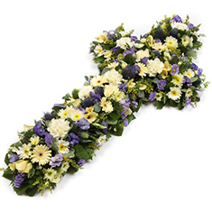 Loose Lemon &amp; Lilac Cross 