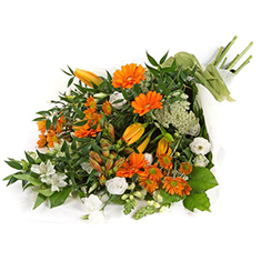 Orange &amp; White Sheaf 