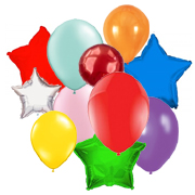 Plain Helium Balloons 