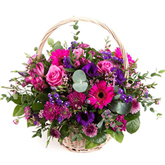 Purple &amp; Pink Basket 