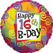 16th Birthday Balloon 