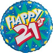 21st Birthday Balloon 